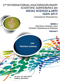 Proceedings SGEM 2015 / Book2 / ISSN 2367-5659