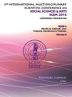 Proceedings SGEM 2016 / Book2 / ISSN 2367-5659
