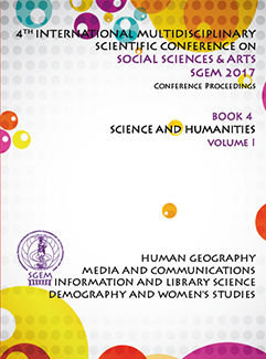 Proceedings SGEM 2017 / Book4 / ISSN 2367-5659
